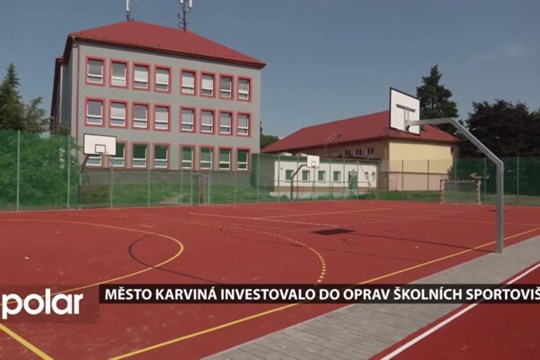 Hřiště u základních škol se renovovala, sportoviště budou využívat žáci i další sportovci