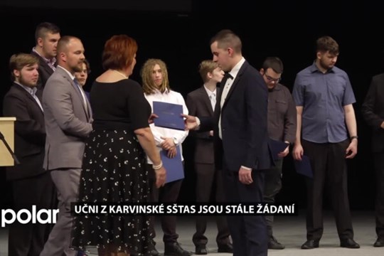 Karvinská SŠTaS se rozloučila s letošními učni, na trhu práce je o ně velký zájem