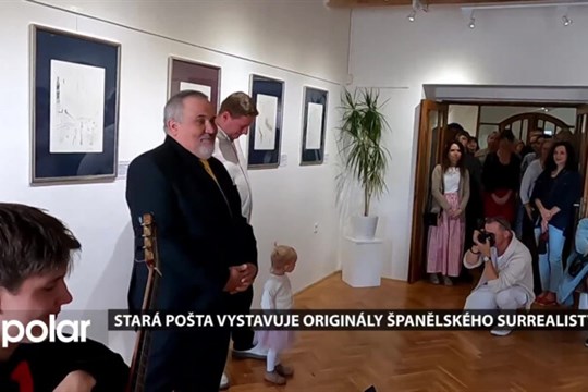 Vidět originály španělského surrealisty lze i v Novém Jičíně, stačí navštívit Starou poštu