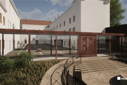 Žerotínský zámek dostane skleněnou stěnu, lidem se otevře nádvoří i nové expozice