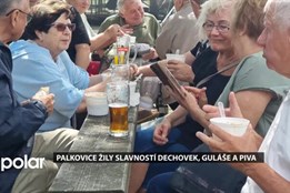 Palkovice opět žily tradiční slavností dechovek, guláše a piva