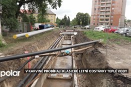 V Karviné se letos odstávky teplé vody rozdělily do dvou fází
