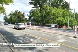 Na Hviezdoslavově ulici v Brně se rekonstruují zastávky hromadné dopravy