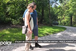 Stezky v havířovském lesoparku Stromovka jsou terčem kritiky, práce pokračují