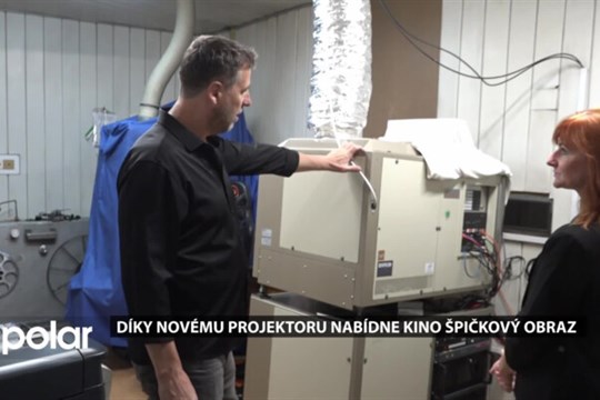 Díky novému projektoru nabídne kino od srpna špičkový obraz