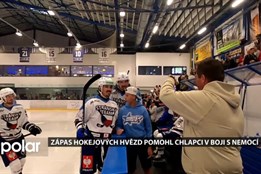 Zápas hokejových hvězd pomohl chlapci v boji s nemocí