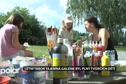 Výtvarný pobytový tábor letos SVČ Klíč Frýdek-Místek pořádalo úplně poprvé