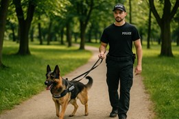 Na bezpečnost v Otrokovicích dohlíží přes léto strážníci se speciálně vycvičeným psem