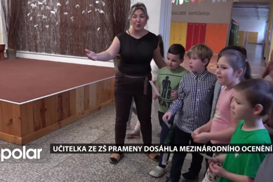 Učitelka ze ZŠ Prameny dosáhla mezinárodního ocenění v rámci projektu Hrdinové FAST
