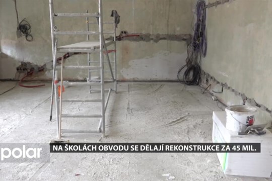 Ve školách Ostravy-Jihu během prázdnin dochází k rekonstrukcím za 45 milionů korun