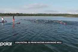 Uskutečnil se první ročník Karvinské míle, plavci soutěžili na Karvinském moři