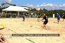 Plážový fotbal přinesl souboje v písku i letní atmosféru