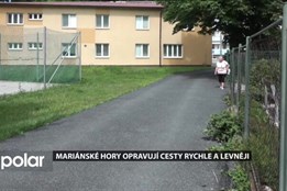 Mariánské Hory opravují zpevněné plochy rychle a levněji v režimu In House
