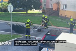 Požár elektrokoloběžky přímo v servisu. Rychlá reakce zabránila katastrofě