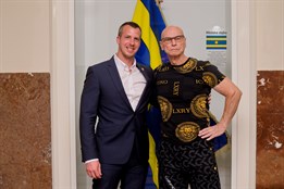 Ocenění primátora obdržel zlínský kulturista Bob Divílek. Po převzetí ceny si „střihl“ 30 kliků