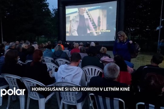 Hornosušané si užili komedii v letním kině