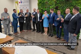 Kraj a město podepsaly memorandum o investici do domova Luna