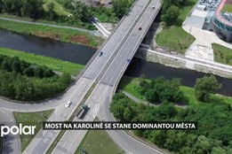 Most Na Karolině se stane architektonickou dominantou města, propojí Slezskou a Moravskou Ostravu