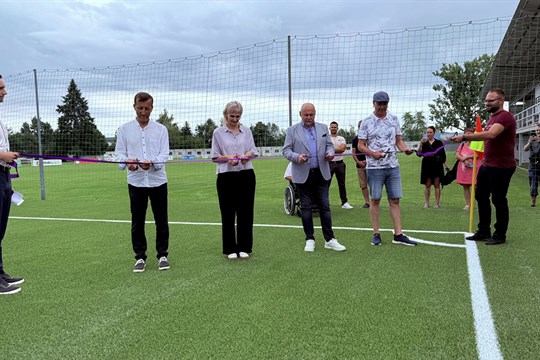 Mohelnice má nové moderní hřiště. Pomohl i Olomoucký kraj.