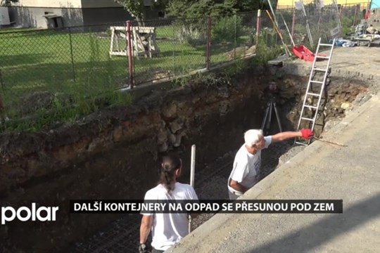 Další kontejnery na odpad se přesunou pod zem, bude to v Loučce, na Vančurově a Dlouhé