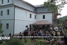 Zachráněná historická rychta v Karlovicích otevřela do nové sezóny