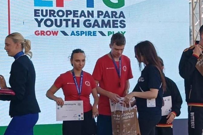 Tomáš Novotný z Chodova přivezl bronz z Evropských paralympijských her mládeže
