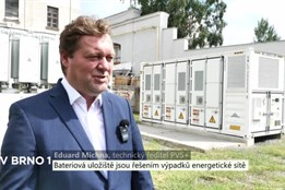 Bateriová úložiště jsou řešením výpadků energetické sítě
