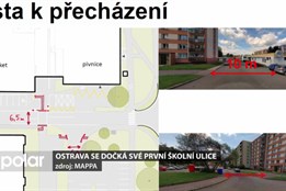 Bezpečnost školáků v okolí školy je prioritou. Projekt Školní ulice v Ostravě by měl pomoci