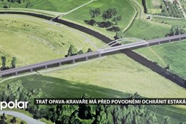 Mezi Opavou a Kravařemi stále nejezdí vlaky. Před dalšími povodněmi má trať ochránit estakáda
