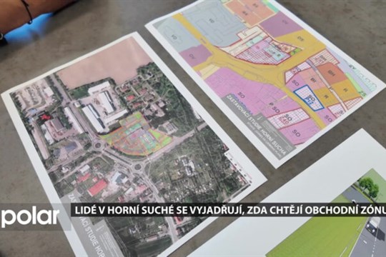 Radnice v Horní Suché zjišťuje, zda by místní chtěli v obci nákupní zónu