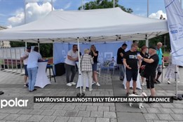 Havířovské slavnosti byly tématem mobilní radnice, lidé mohou na akci přijet i na kolech