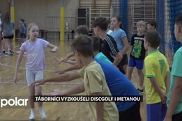 Táborníci s Fokusem vyzkoušeli discgolf i metanou