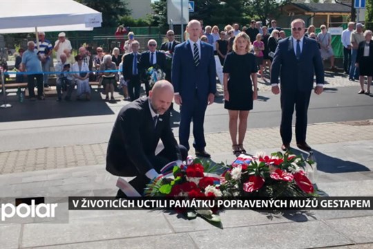 V Životicích uctili památku popravených mužů z roku 1944