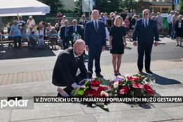 V Životicích uctili památku popravených mužů z roku 1944