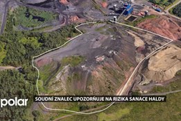 Diamo trvá na správnosti postupu sanace haldy. Soudní znalec upozorňuje na rizika