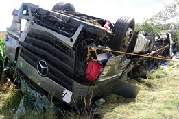 Dopravní nehoda na D1 způsobila škodu přes 3,3 milionu korun