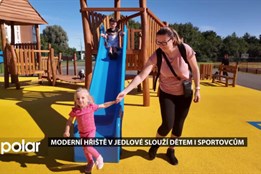 Moderní hřiště v Jedlové na Šumbarku slouží dětem i sportovcům
