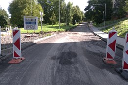 Na Jižních Svazích vzniká nový kruhový objezd
