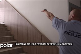 Služebna MP v Přívoze je znovu otevřena. Povodeň ji na podzim zaplavila do výšky 2 metrů