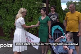 Sbírka Srdce pro Porubu tentokrát pomohla Jindrovi. Na rehabilitace se vybralo 103 200 Kč
