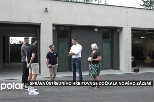 Správa slezskoostravských hřbitovů se dočkala nového zázemí včetně garáží i chybějících šaten