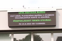 V jabloneckém bazénu probíhá letní odstávka