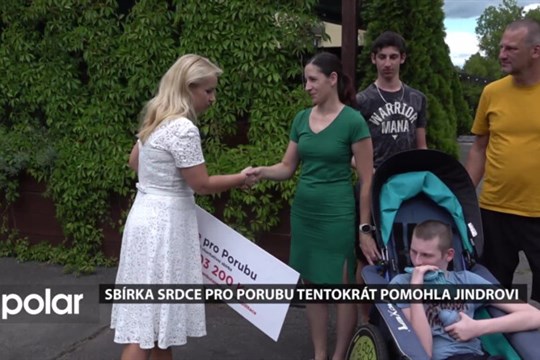 Sbírka Srdce pro Porubu tentokrát pomohla Jindrovi. Na rehabilitace se vybralo přes 100 tisíc