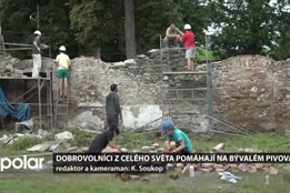 Work camp dobrovolníků z celého světa na bývalém zámeckém pivovaru v Janovicích