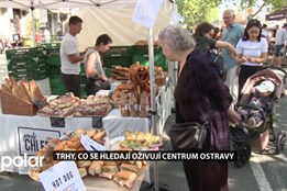 Pěší zóna Malá Kodaň v centru Ostravy láká i na Trhy, co se hledají