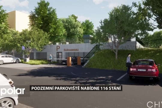 Nové parkoviště bude mít na střeše školní hřiště. Podzemí nabídne 116 stání