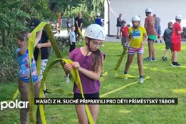 Hasiči z Horní Suché připravili pro děti příměstský tábor