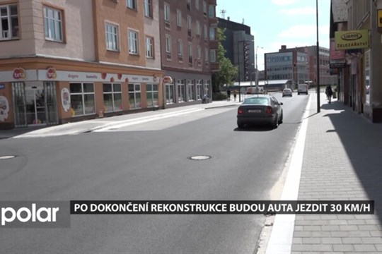 Rekonstrukce ulice Přemyslovců pomalu končí. Auta budou jezdit 30 km/h