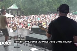 Pojez Fest v Karlově Studánce spojil chutě, hudbu i lázeňskou atmosféru