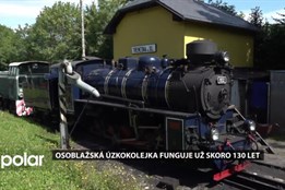 Osoblažská úzkokolejka funguje už skoro 130 let